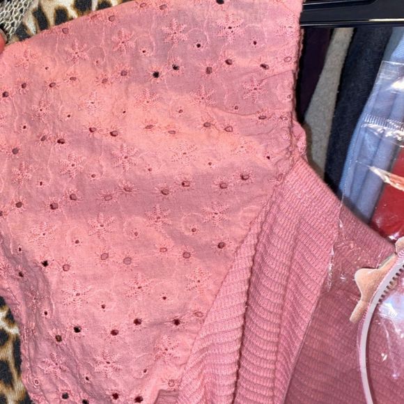 NWT •BELLE DU JOUR• little girls knot blouse/matching headband size 12-14(XL) - Picture 5 of 8